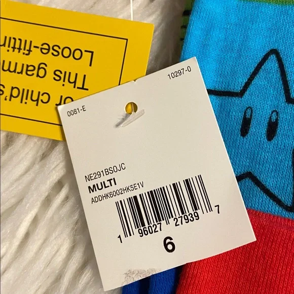 Nintendo Super Mario Gray and Red Pajama Set two sets brand new size 6 - Picture 6 of 8